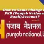 Name Change in PNB