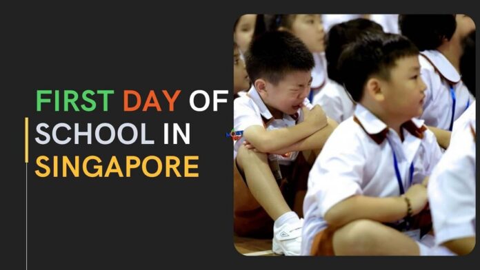 First day of School in Singapore First day of School in Singapore