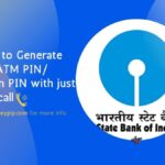 How to Generate SBI ATM PIN