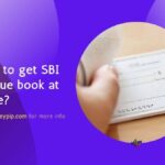 SBI cheque book