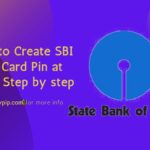 Create SBI Debit Card Pin