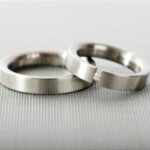 wearing stainless steel wedding bands