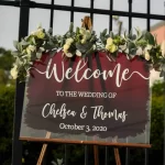 Acrylic Wedding Signs