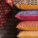 room with cushion covers