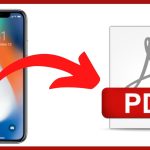 how to convert picture to pdf on iphone